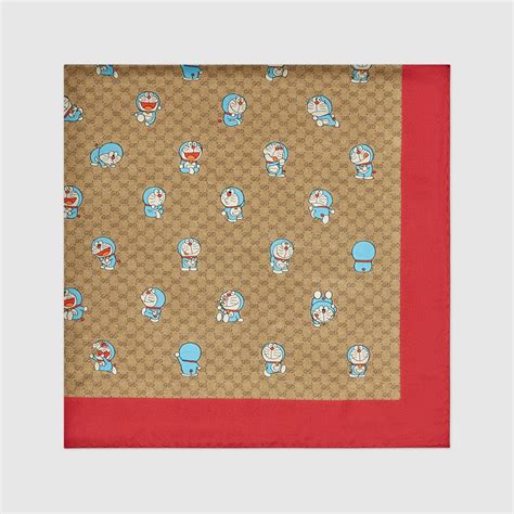 gucci doraemon scarf|doraemon x gucci colors.